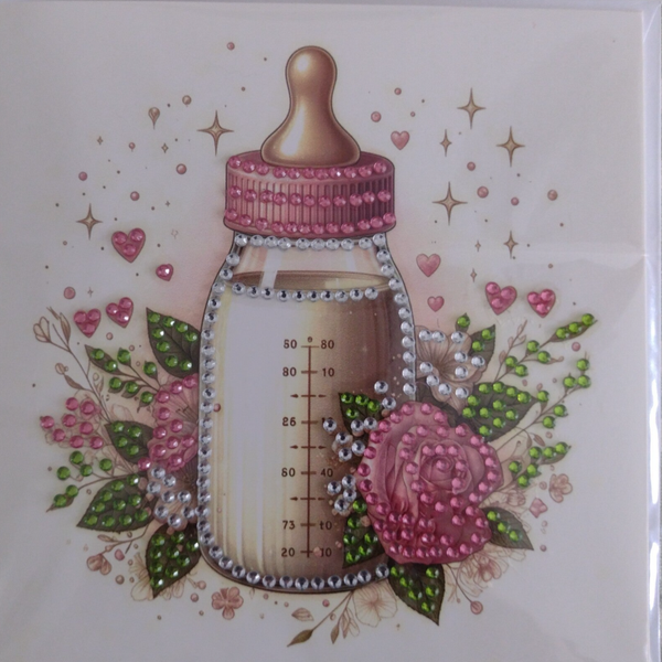 284. Dubbele Wenskaart + envelop (handgemaakt)