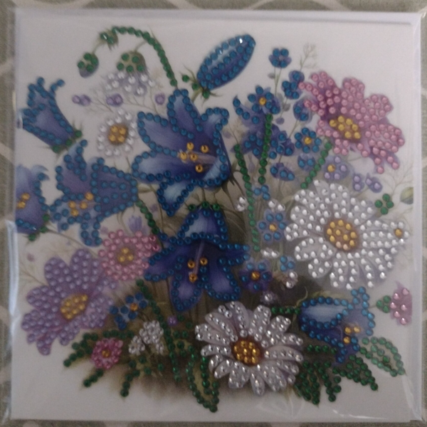 179. Dubbele Wenskaart + envelop (handgemaakt)