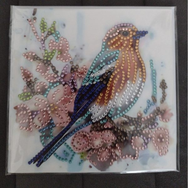 Dubbele Wenskaart + envelop (handgemaakt)