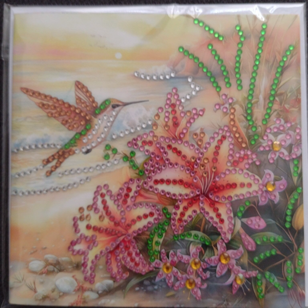 175. Dubbele Wenskaart + envelop (handgemaakt)