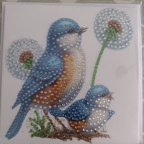 226. Dubbele Wenskaart + envelop (handgemaakt)