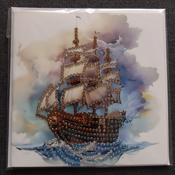 170. Dubbele Wenskaart + envelop (handgemaakt)