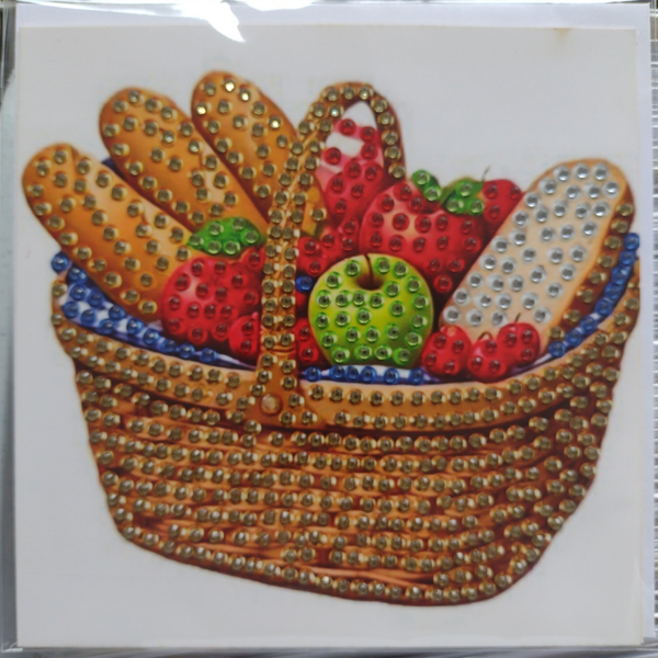 225. Dubbele Wenskaart + envelop (handgemaakt)