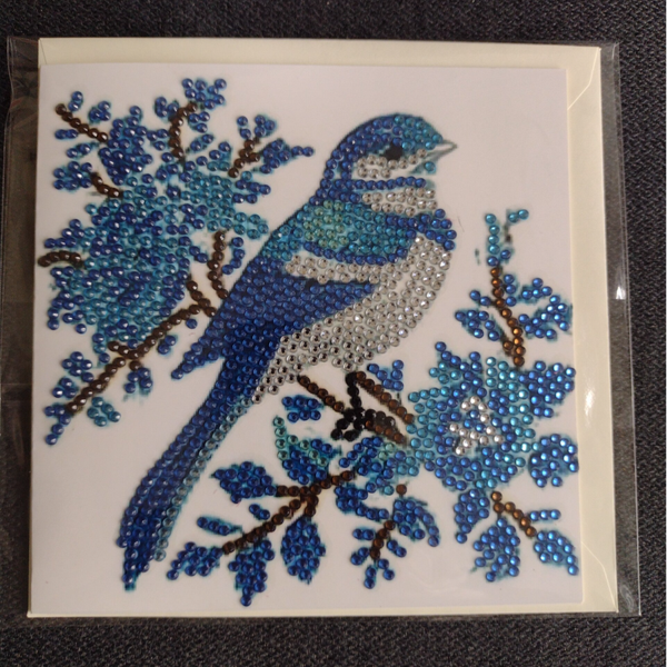 Dubbele Wenskaart + envelop (handgemaakt)