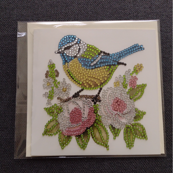 Dubbele Wenskaart + envelop (handgemaakt)