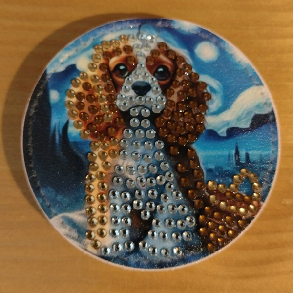 Klein handspiegeltje "hond"