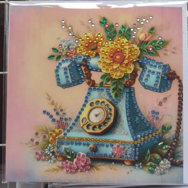 238. Dubbele Wenskaart + envelop (handgemaakt)