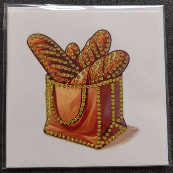 200. Dubbele Wenskaart + envelop (handgemaakt)