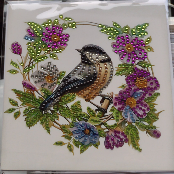 262. Dubbele Wenskaart + envelop (handgemaakt)