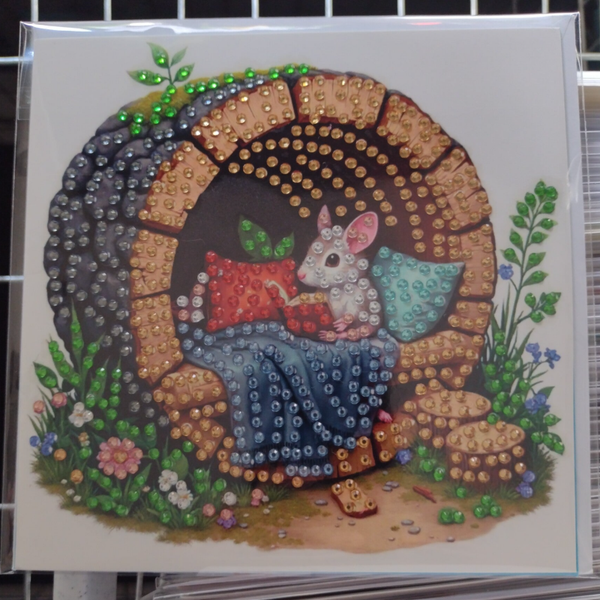 247. Dubbele Wenskaart + envelop (handgemaakt)