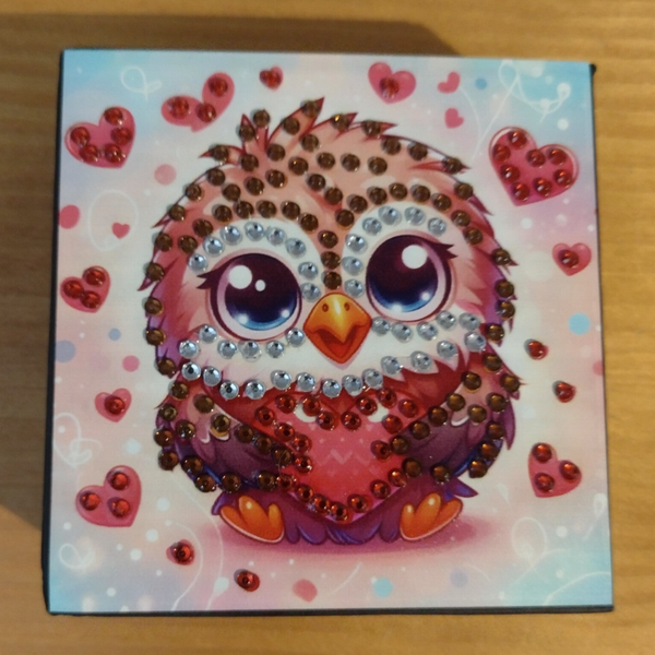Memoblokje met pen "Uil"