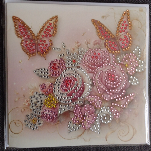 99. Dubbele Wenskaart + envelop (handgemaakt)