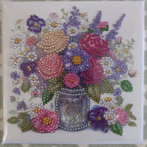 274. Dubbele Wenskaart + envelop (handgemaakt)
