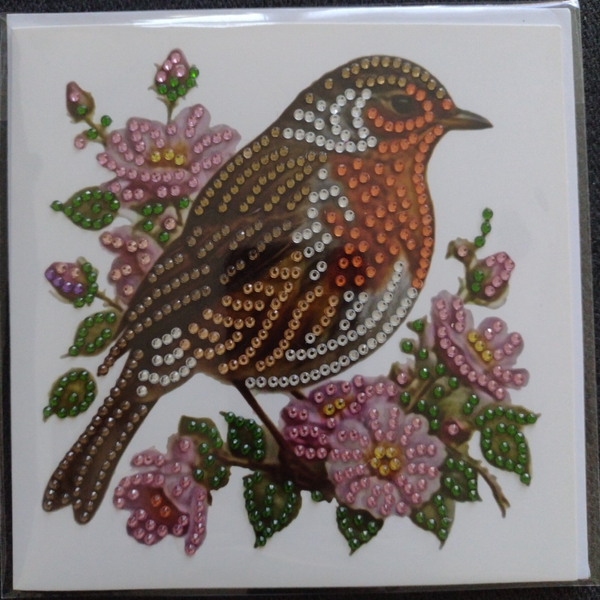 Dubbele Wenskaart + envelop (handgemaakt)