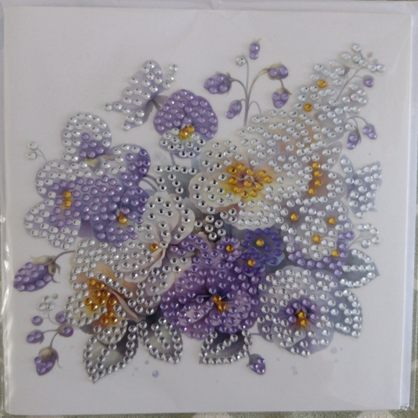 280. Dubbele Wenskaart + envelop (handgemaakt)
