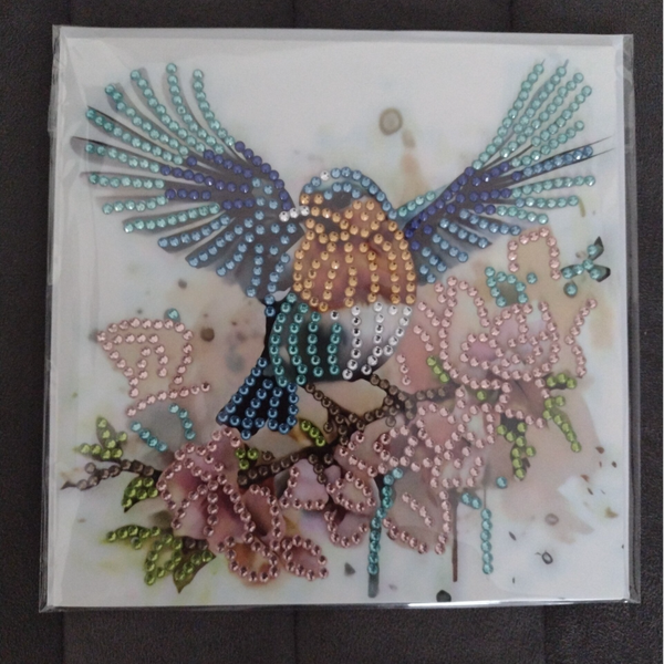 Dubbele Wenskaart + envelop (handgemaakt)