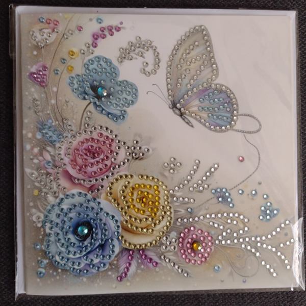 100. Dubbele Wenskaart + envelop (handgemaakt)