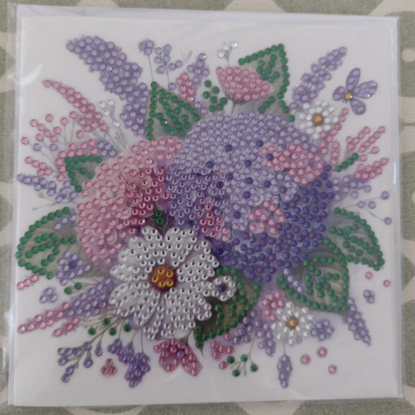180. Dubbele Wenskaart + envelop (handgemaakt)