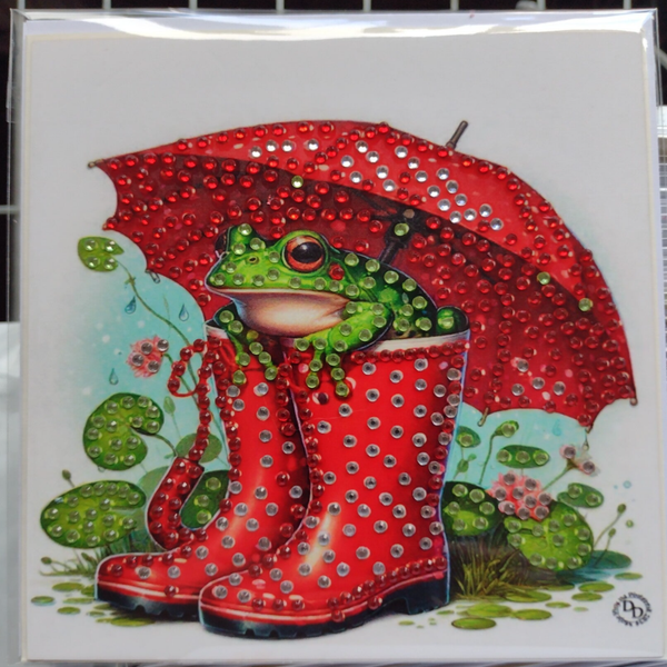 251. Dubbele Wenskaart + envelop (handgemaakt)