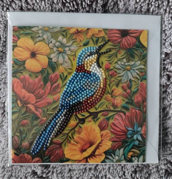 Dubbele Wenskaart + envelop (handgemaakt)