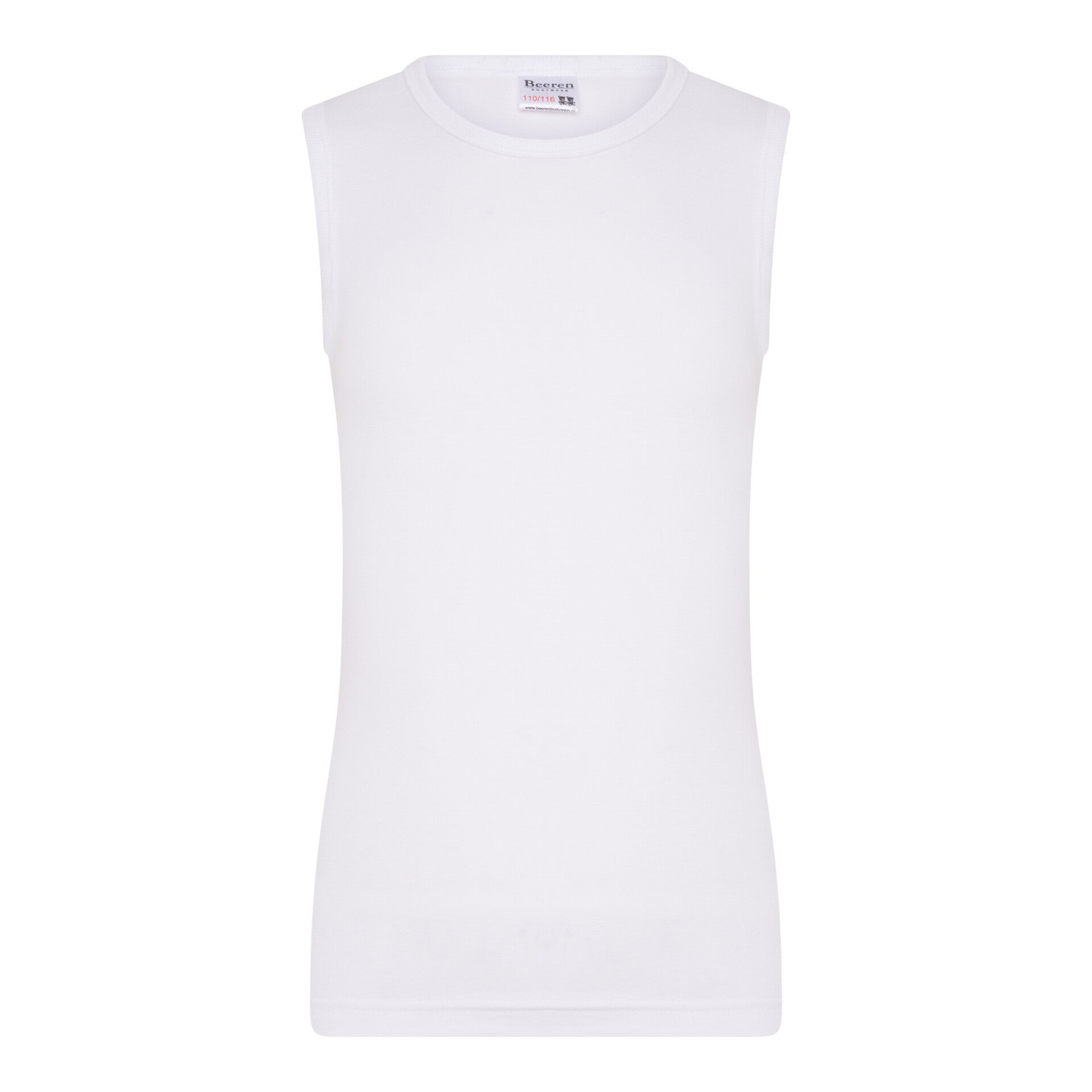 Beeren Bodywear Jongens mouwloos shirt Cf, wit, zwart of marine