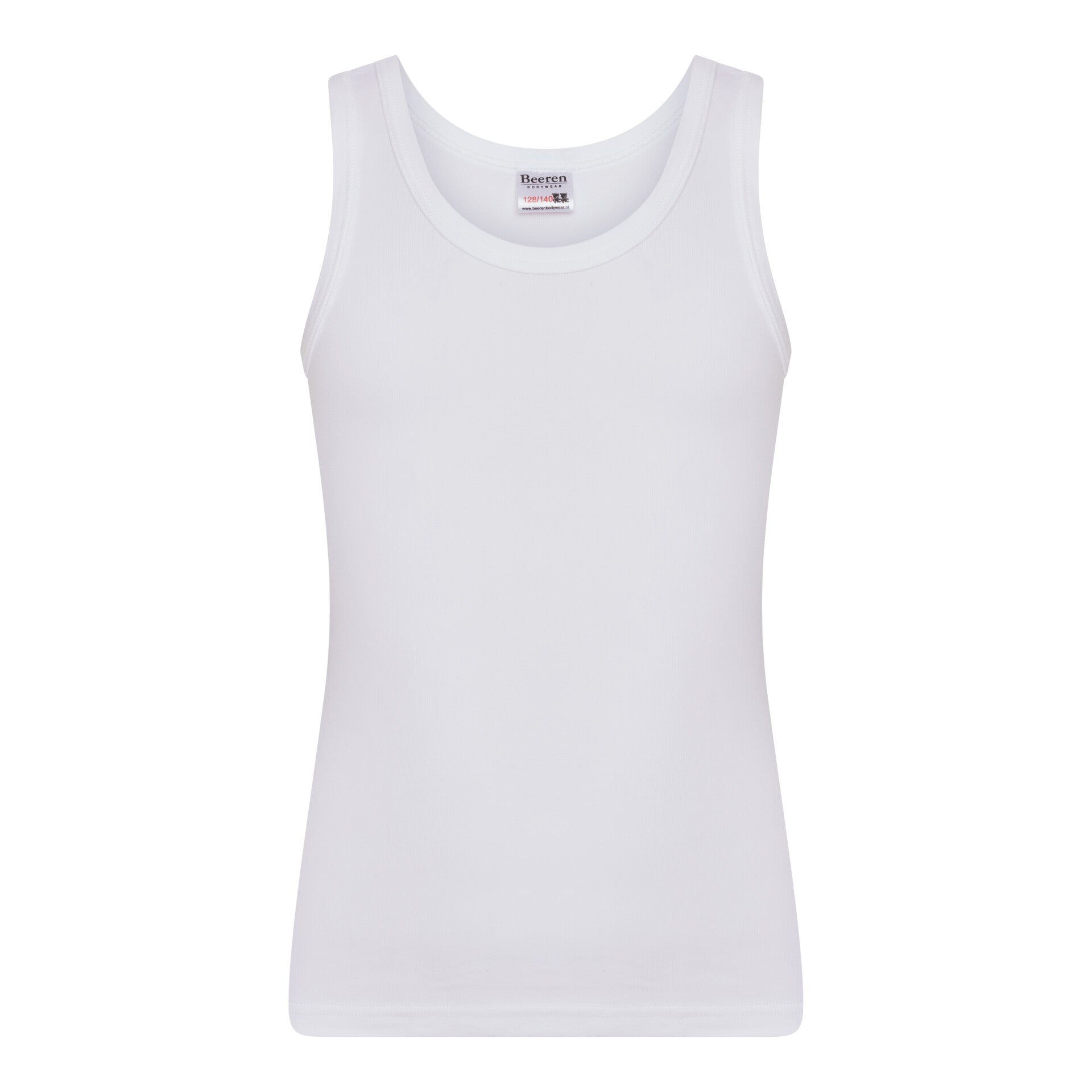 Beeren Bodywear Jongens hemd Young, wit of zwart