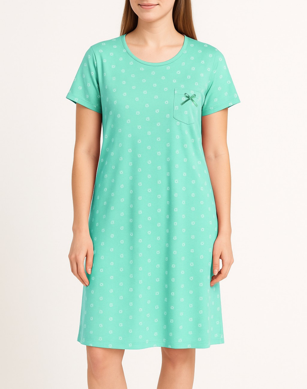 Fine Woman Dames nachthemd 6557 bloemetjes print