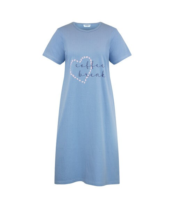 Gaubert Dames Nachthemd (GB-6807) blauw