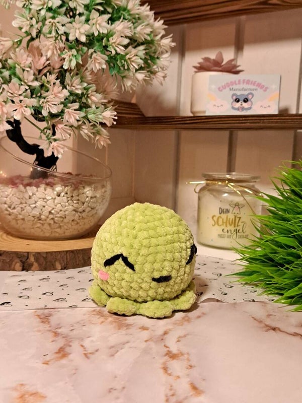 Gehäkelter Oktopus, niedliches Plüschtier, Babyoktopus, Handgemachtes Amigurumi mit Liebe, Geschenk für Kinder und Erwachsene