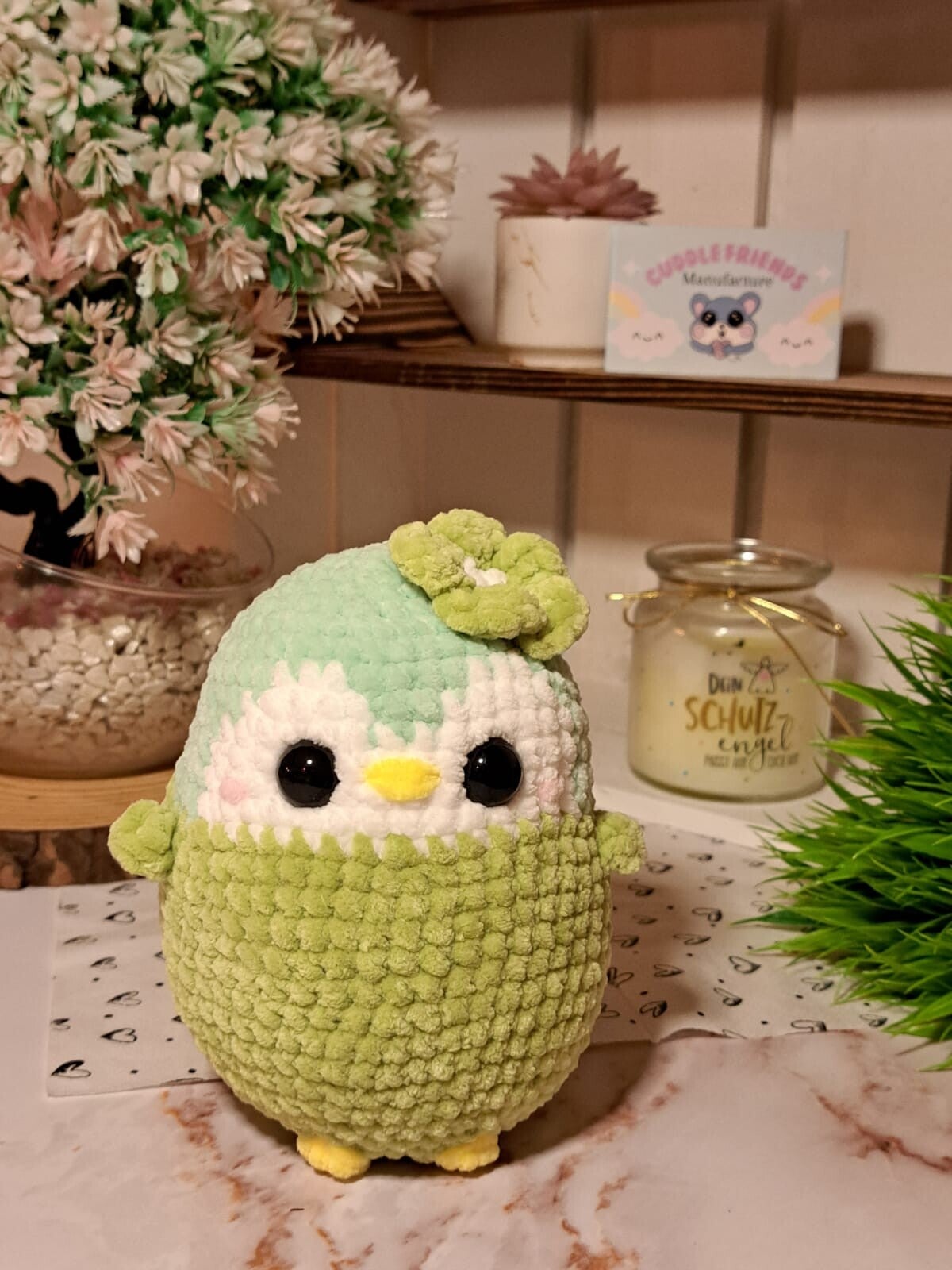 Gehäkelter Pinguin, niedliches Plüschtier, Babypinguin, Handgemachtes Amigurumi mit Liebe, Geschenk für Kinder und Erwachsene