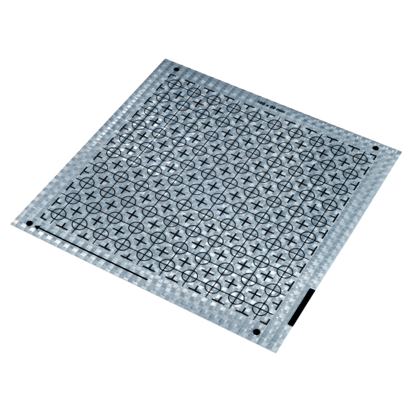 5 vellen meetstickers 20 x 20 mm. (Tijdelijk 65,- per vel)