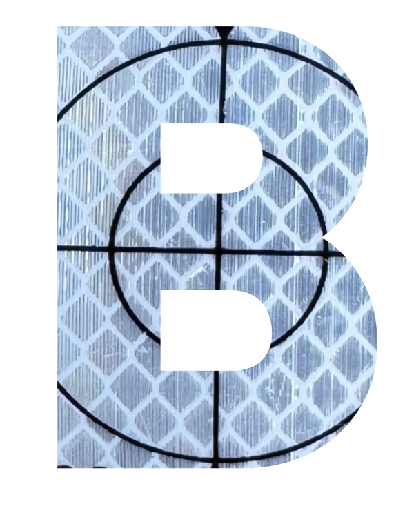 Meetsticker Letter B