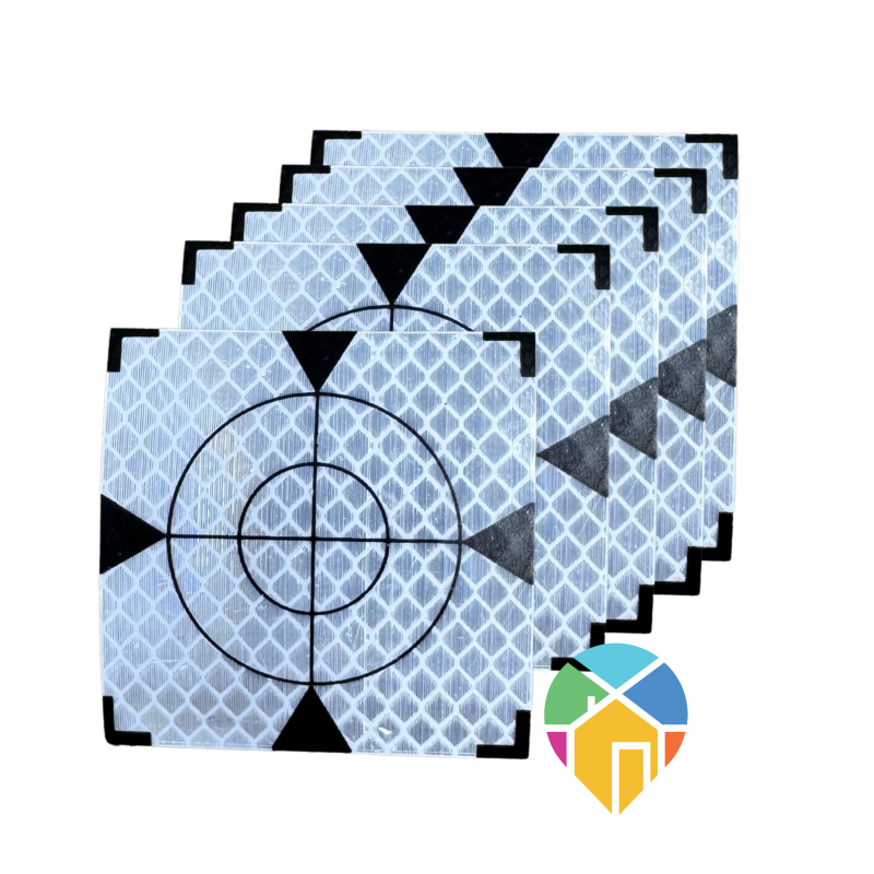 Meetstickers WIT/extra 30x30mm