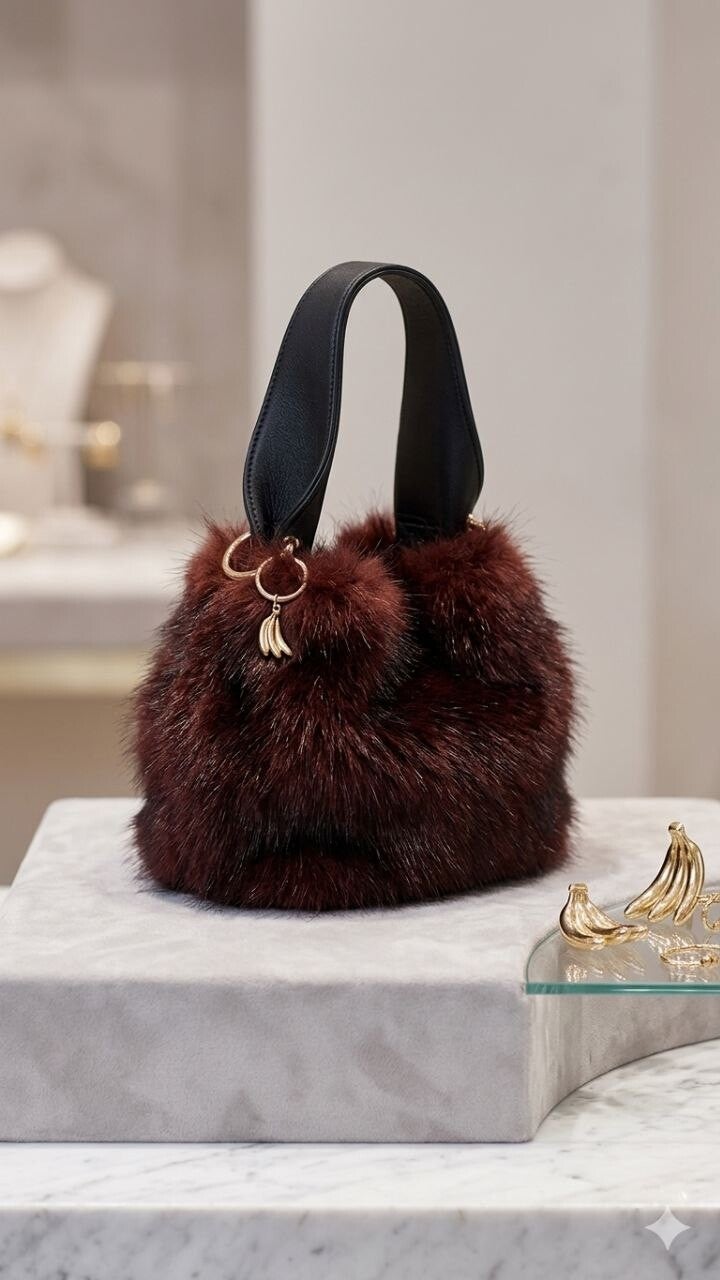 Borsa in eco-pelliccia 2.1