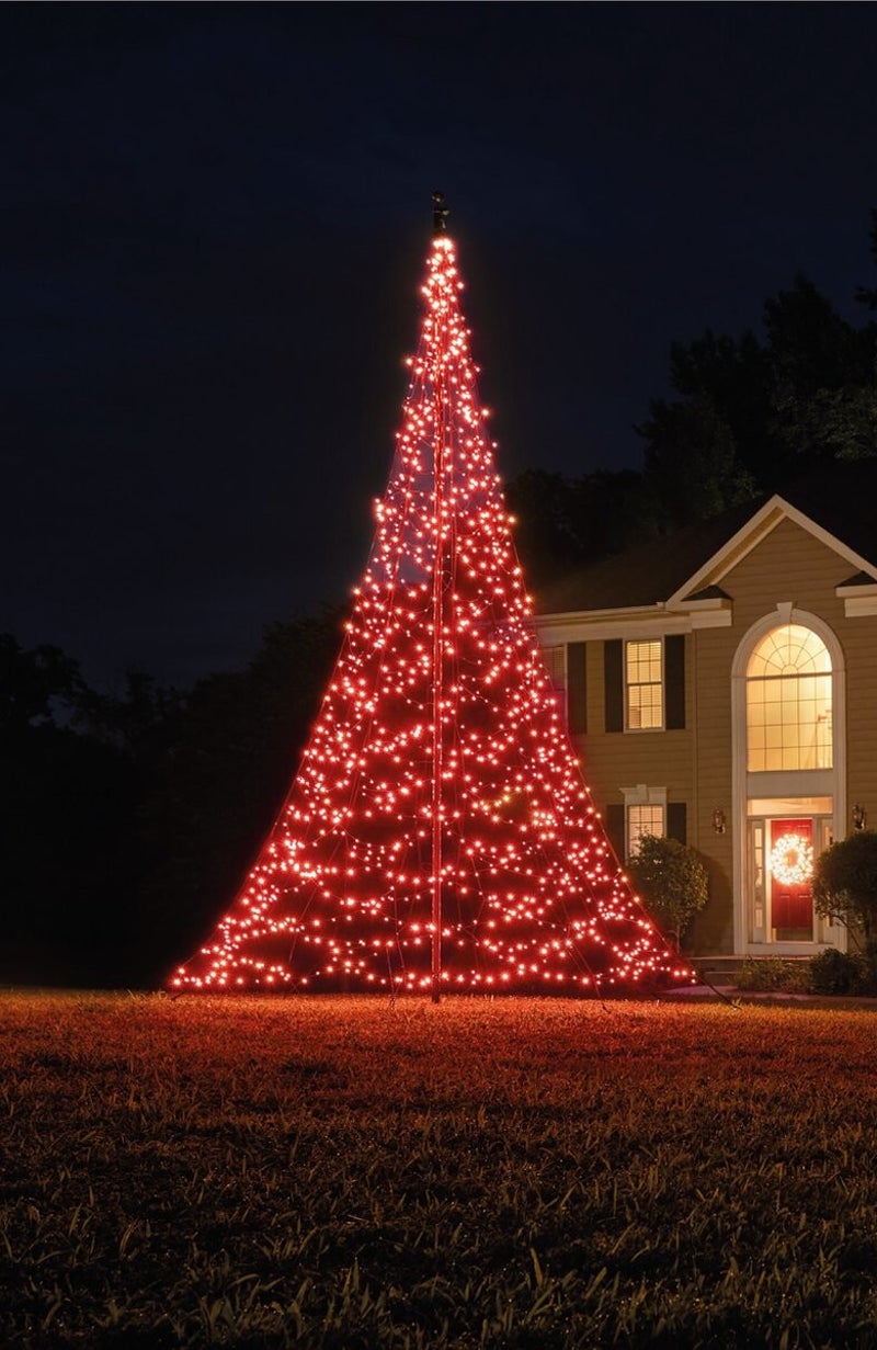 Fairybell Smart Magic - LED Buiten Kerstboom voor in de vlaggenmast - 6 meter - 1152 LEDs - Bedienbaar met App