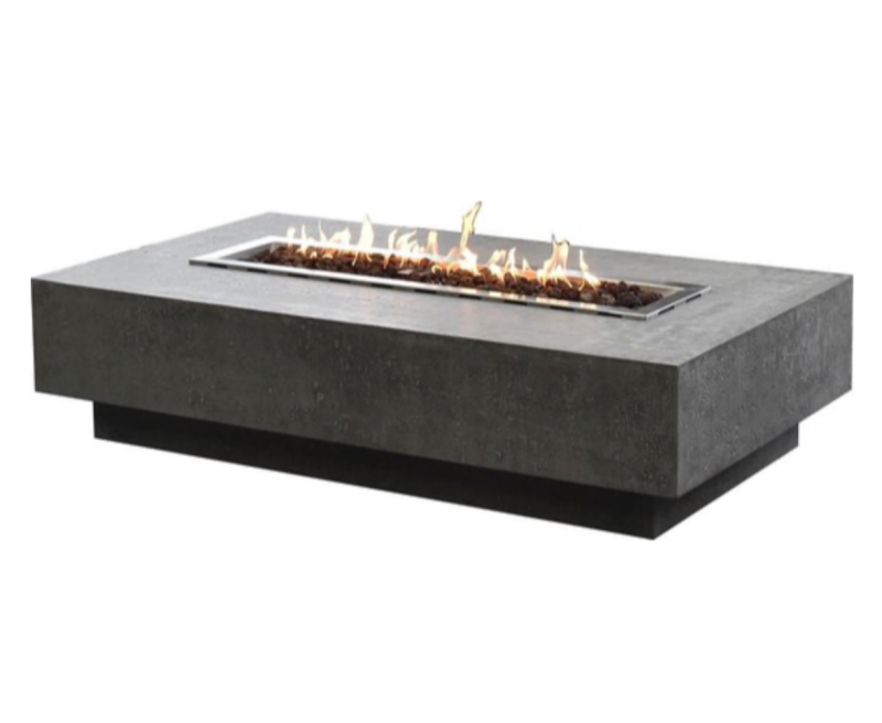 Elementi - Hampton Vuurtafel - Vuurtafels - Beton - Grijs