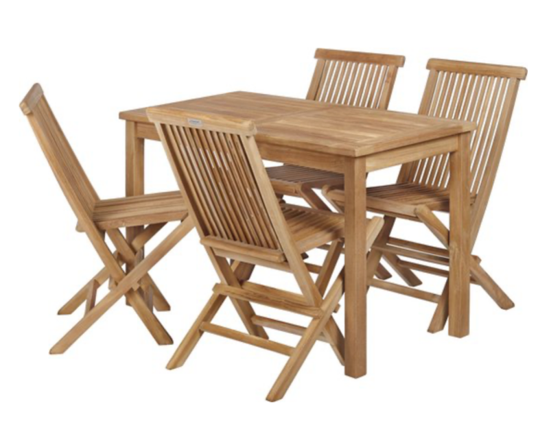 Houten tuintafel Teakea - Bistro tuinset