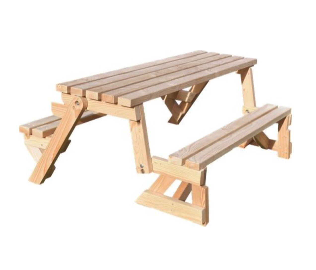 Nr 1 Beste 2 in 1 Bank en Picknicktafel - Inklapbare picknicktafel