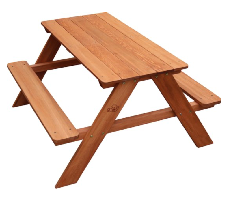 Sunny Dave Picknicktafel in Bruin - FSC hout - 89x89x50cm