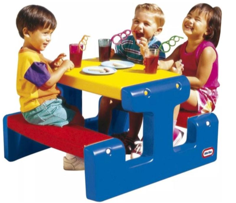 Little Tikes Junior Primary Picknicktafel - Speeltafel