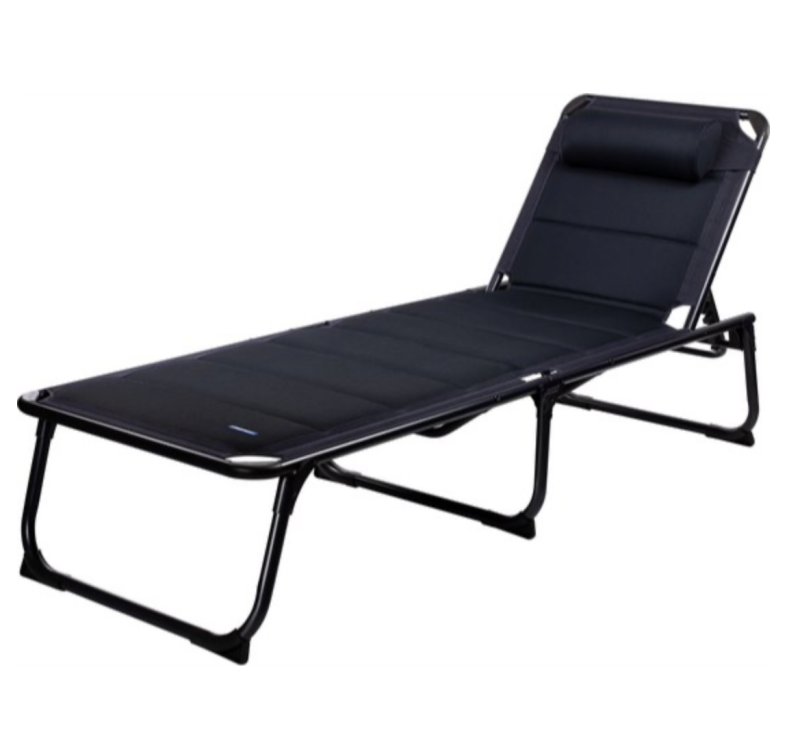 Campart Ligbed BE-0655 - Stretcher opvouwbaar en verstelbaar - met hoofdkussen