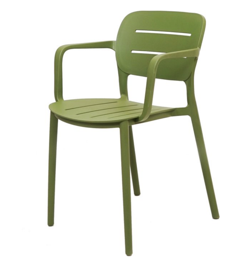 Vita Calpe Stapelstoel- tuinstoelen Groen