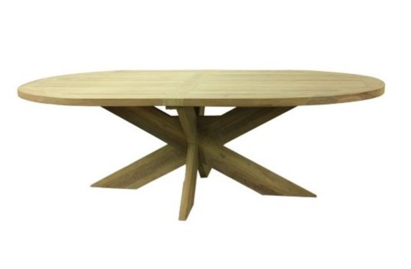Nr 4. Teak OWN tuintafel ovaal