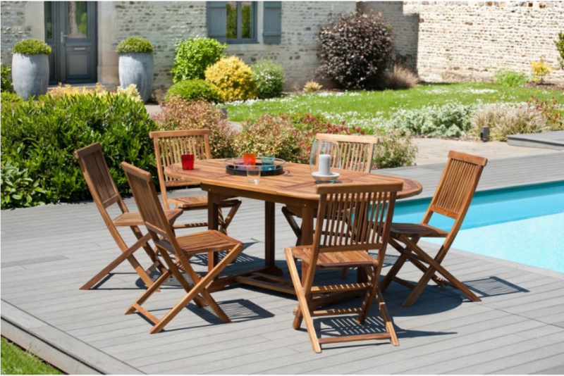 Berlijn - luxe tuintafel ovaal graniet black diamand