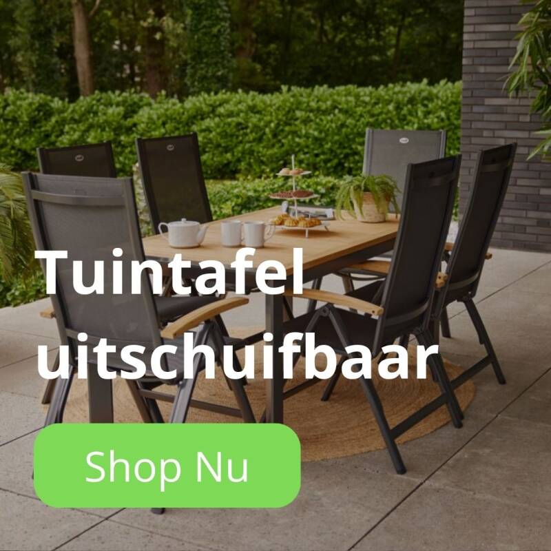 Tuintafel uitschuifbaar: Shop nu