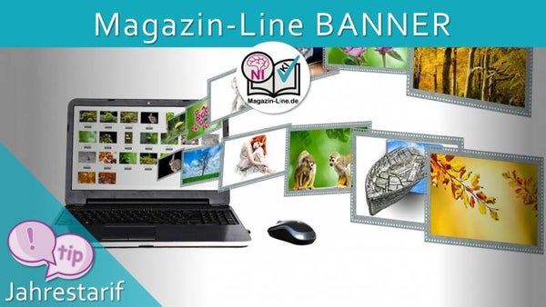 Magazin-Line Kategorie-Banner: Jahrestarif