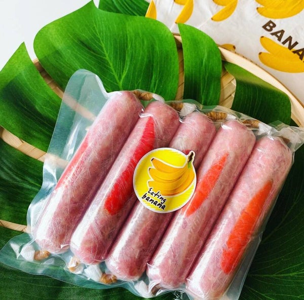 Naem Sour pork roll with pork rinds