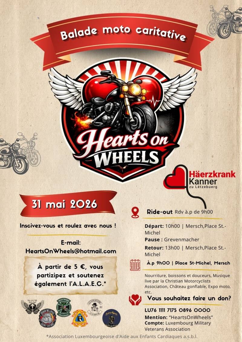 HEARTS ON WHEELS