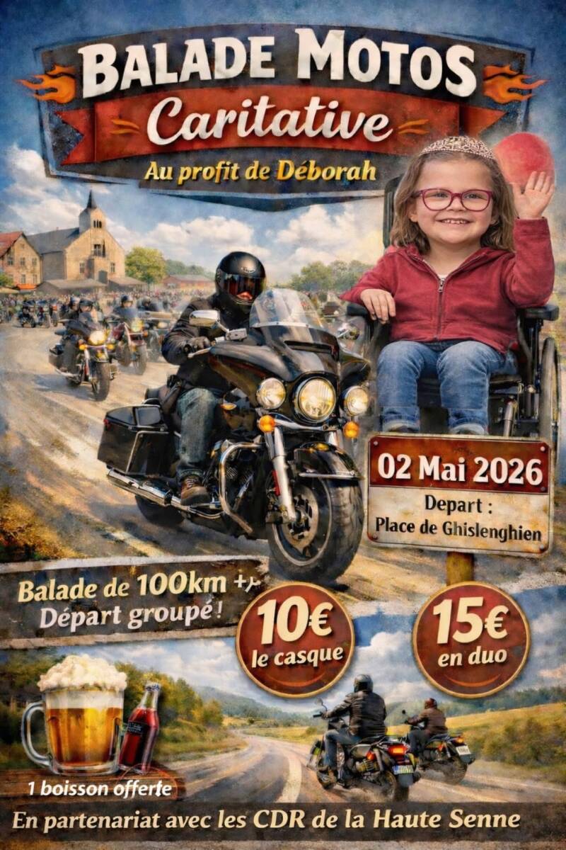 Balade motos caritative