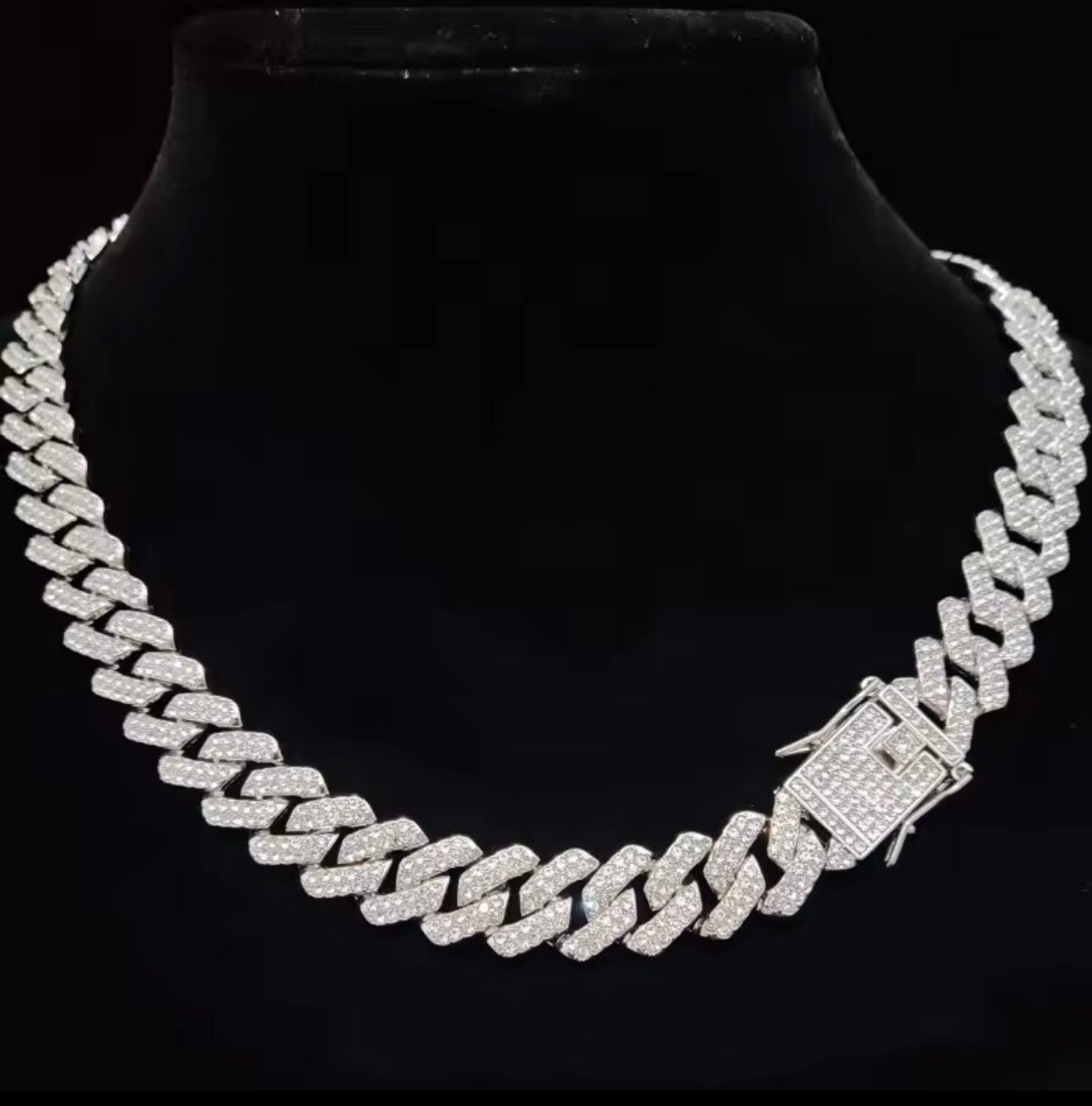 Collar con colgante número 23 de Hip Hop para hombre y mujer, cadena cubana de cristal de 13mm, collares ostentosos de HipHop, joyería con dijes de moda